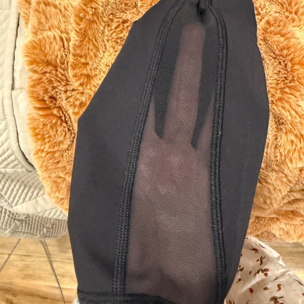 Lululemon leggings with mesh detail